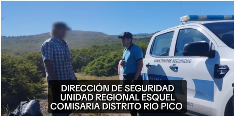 Rescatan a turista extranjero deshidratado en Río Pico