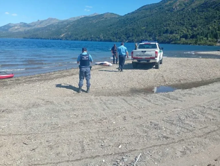 Murió un hombre tras ser arrastrado por la corriente en el Lago Meliquina
