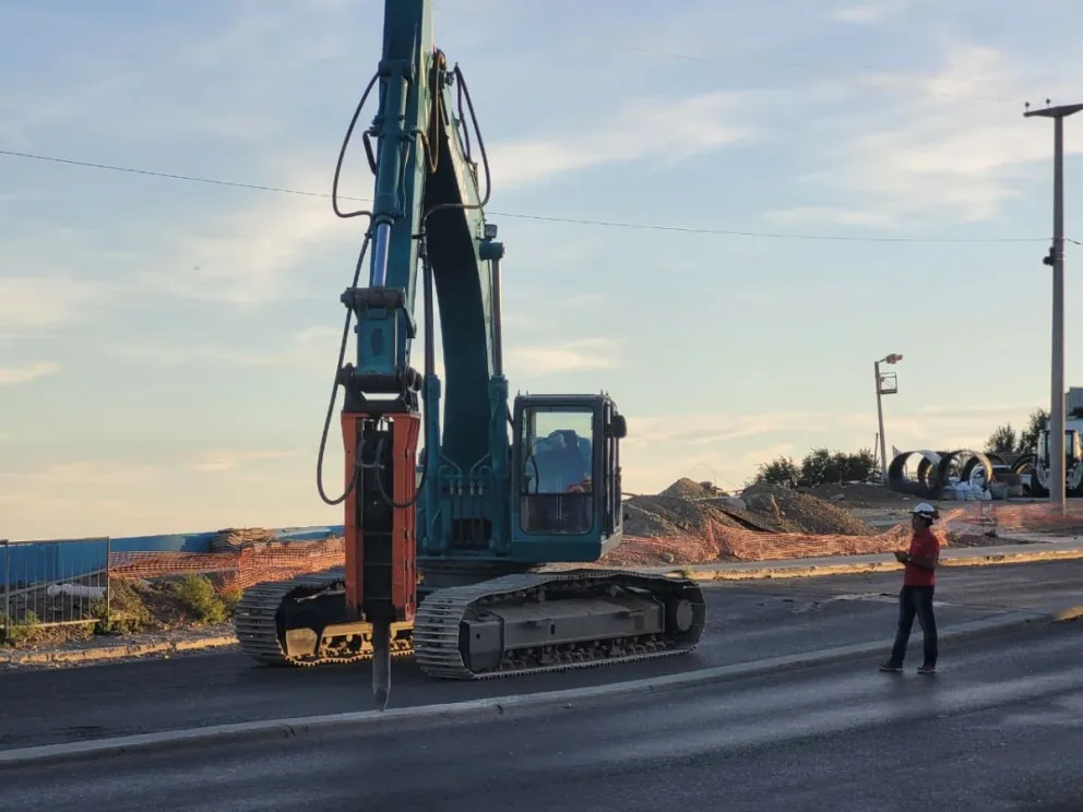 Restricción para vehículos pesados en la Ruta Nacional 3 por obras pluviales