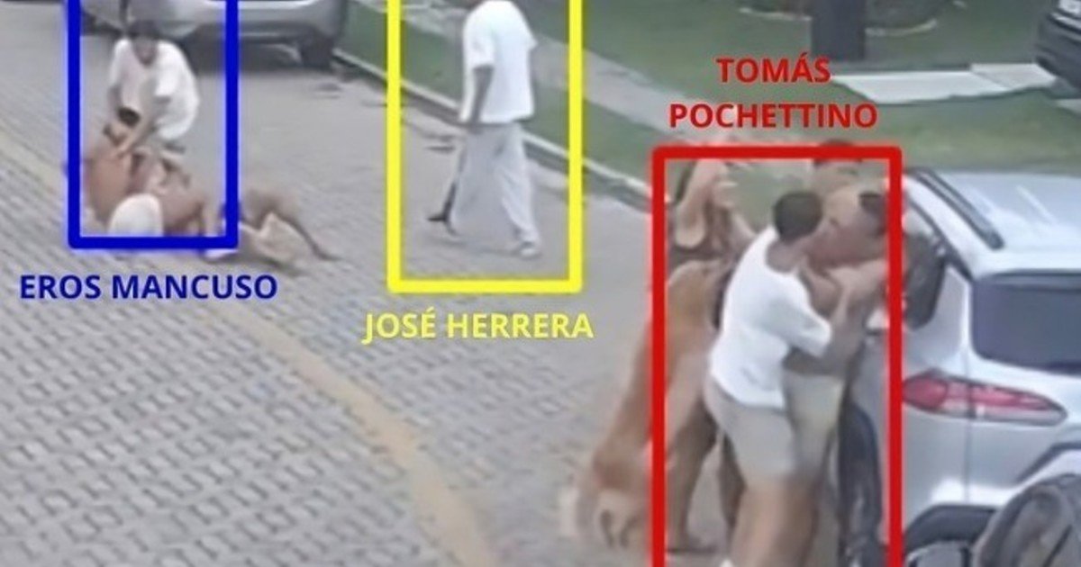 Escándalo en Brasil: se conoció el video de la pelea de los tres argentinos de Fortaleza en Año Nuevo