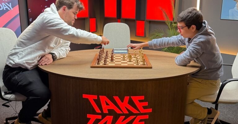 Dos días soñados para Faustino Oro: lo invitó Magnus Carlsen a Oslo, jugaron una partida y un torneo, y la comparación fue "CR7 vs. Messi"