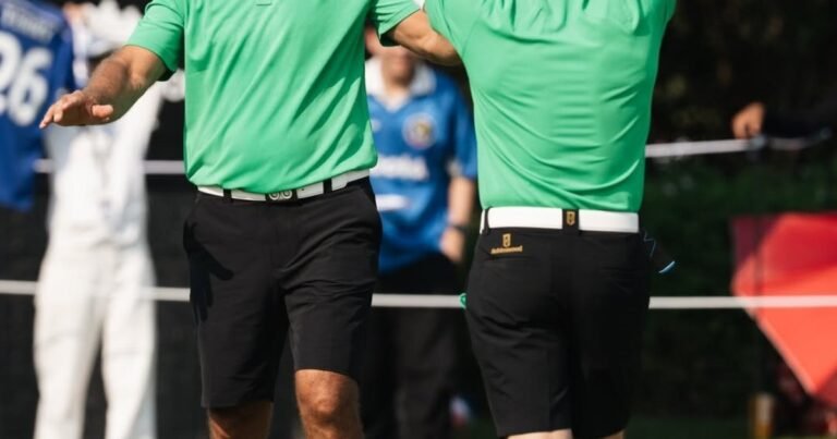 Gabriel Batistuta brilló en un torneo de golf de ex jugadores en Tailandia y casi emboca un hoyo en uno para llevarse 10 millones de dólares