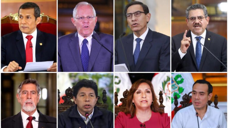 Ocho presidentes en diez años, el reflejo de la inestabilidad política en Perú