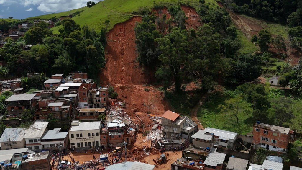 Más de 20 muertos y decenas de desaparecidos por las fuertes lluvias en el sureste de Brasil