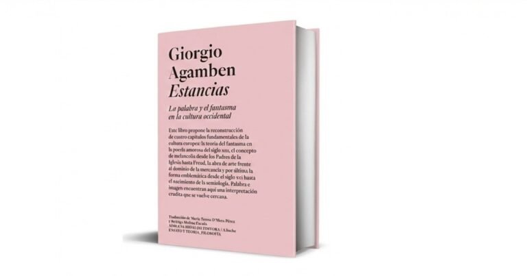 Giorgio Agamben explora la frontera entre poesía y filosofía en ‘Estancias’