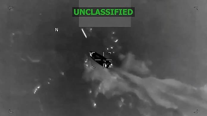 El Comando Sur de EE.UU. hunde una nueva embarcación y mata a 3 personas cerca de Venezuela