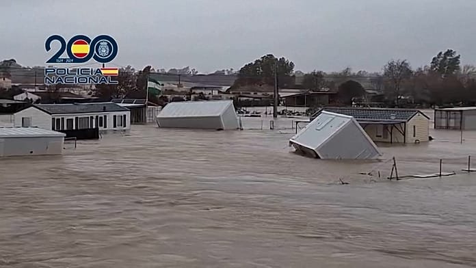 España sufre mientras la tormenta Leonardo azota Andalucía con inundaciones y evacuaciones