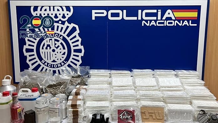 La Policía desarticula una red de tráfico de cocaína procedente de Portugal con 51 detenidos