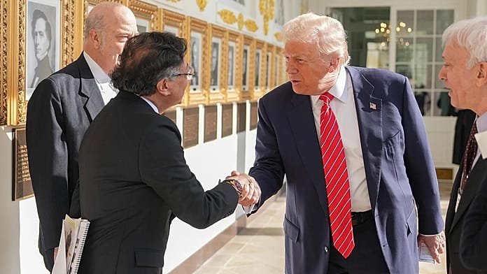 Petro se reúne ya con Trump en Washington para reconducir la relación entre Colombia y EE.UU.