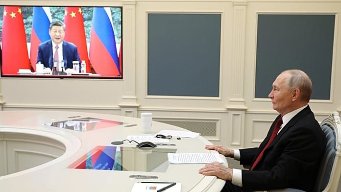 Xi Jinping aborda en una videollamada con Vladimir Putin los lazos con EE.UU. y las crisis mundiales