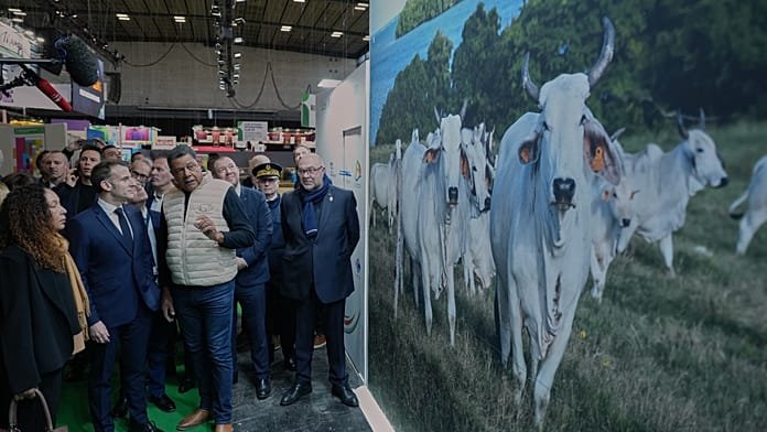 Dermatitis, aranceles, violencia política: los anuncios de Macron en el Salón de la Agricultura