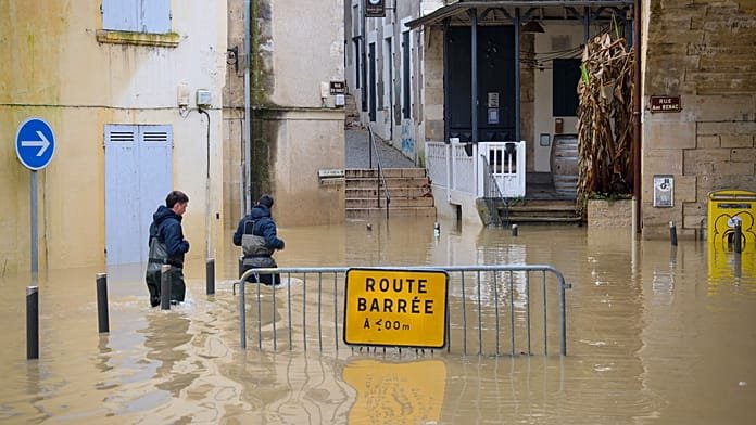 Francia, en alerta roja por inundaciones tras 35 días de lluvias récord desde 1959