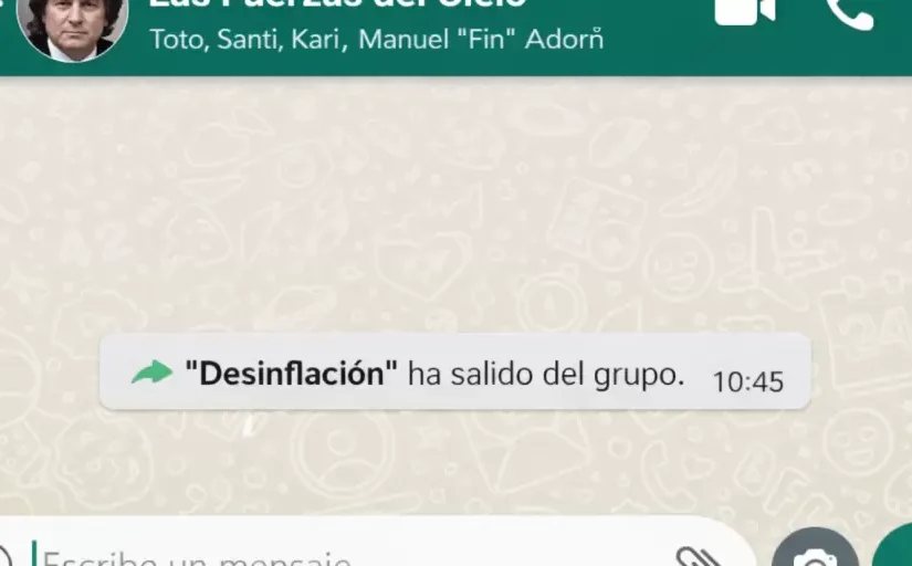 La "desinflación" salió del grupo hace ocho meses y la promesa de Milei para el 2026 ya luce inalcanzable