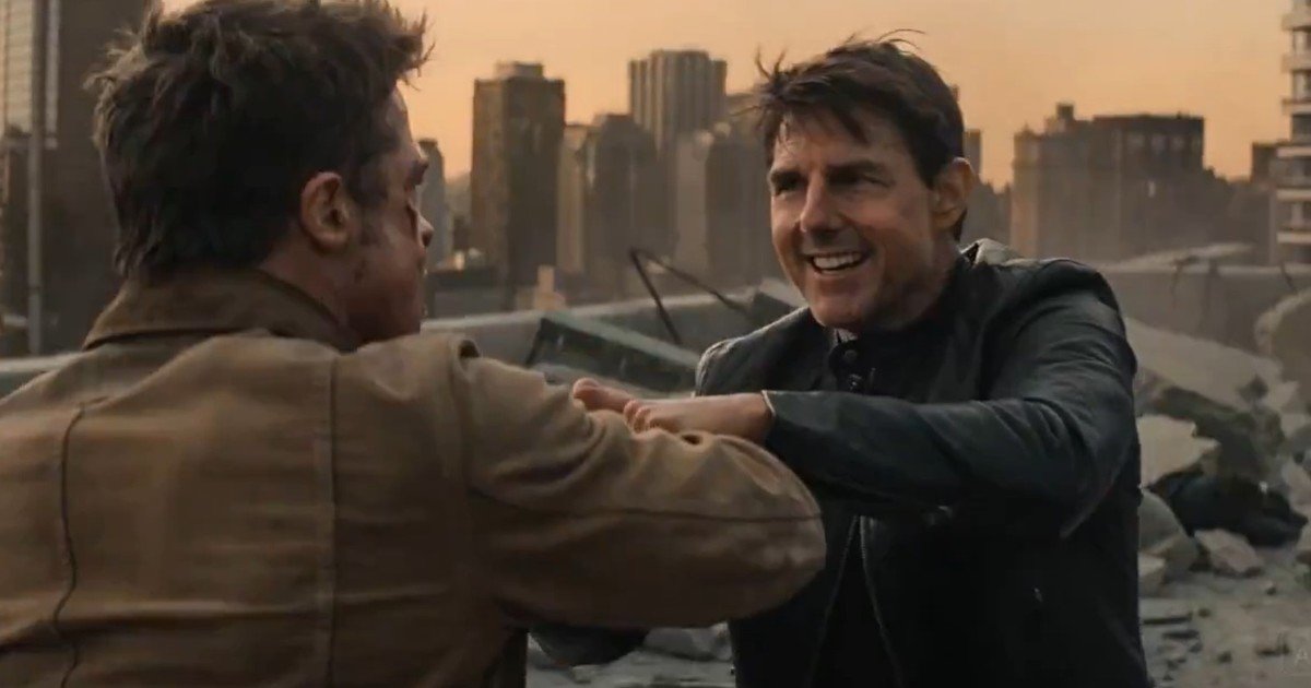 La pelea a trompadas de Tom Cruise y Brad Pitt hecha con inteligencia artificial que preocupa a todo Hollywood