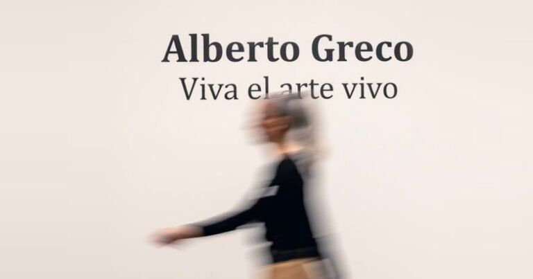 Alberto Greco vuelve a escena en Madrid con una retrospectiva inédita en el Reina Sofía
