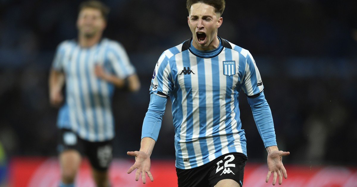 Baltasar Rodríguez la rompió en la victoria de Racing, pero su futuro es una incógnita: ¿se lo lleva el Inter Miami de Messi?
