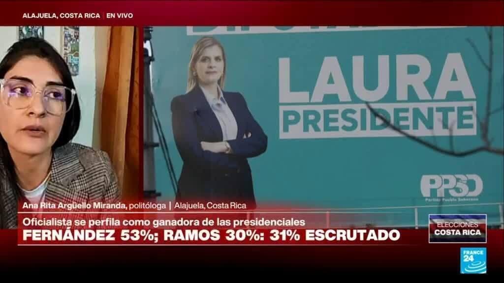 Ana Argüello: 'Con Laura Fernández en Costa Rica, el oficialismo mantiene y capitaliza el apoyo'