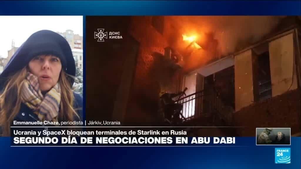 Informe desde Kiev: Rusia bombardea Kiev en medio de negociaciones con Ucrania en Abu Dabi