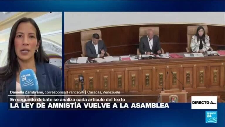 Directo a... Caracas y aplazan segunda discusión de la Ley de Amnistía en la Asamblea venezolana