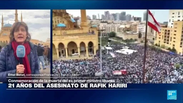 Líbano conmemora 21 años del asesinato del ex primer ministro Rafik Hariri