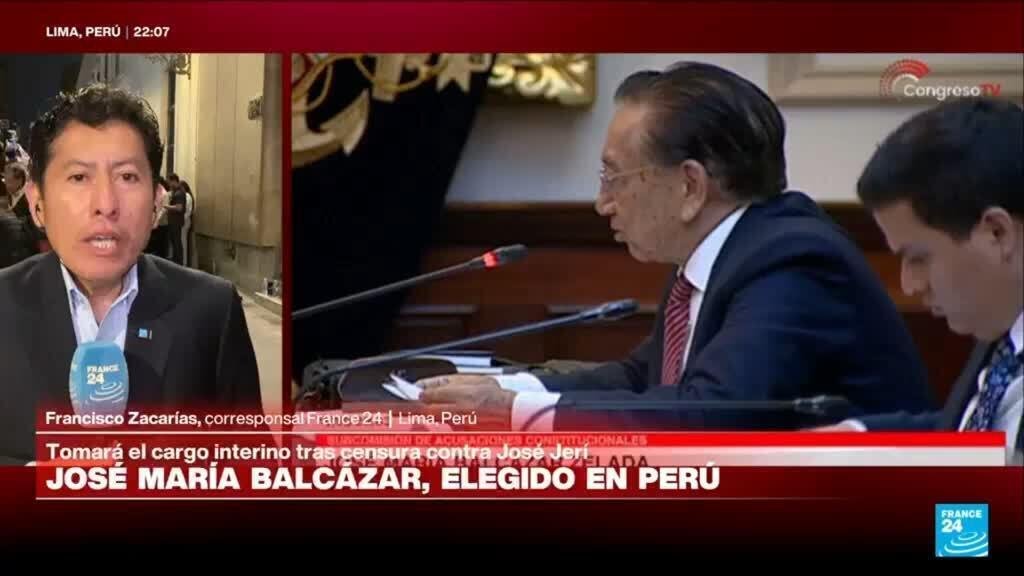 Informe desde Lima: José María Balcázar es el nuevo presidente interino de Perú