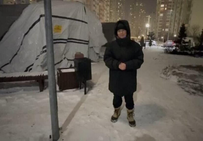 Sin red eléctrica en invierno, ucranianos encuentran calefacción y energía en tiendas de campaña