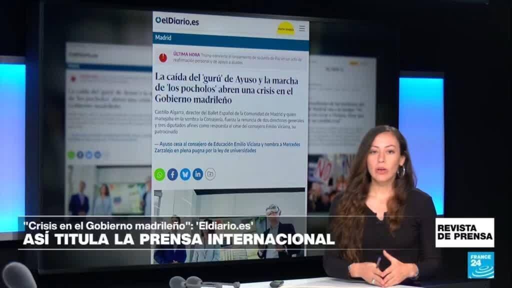 "Una crisis en el Gobierno madrileño" de Isabel Díaz Ayuso: 'ElDiario.es'