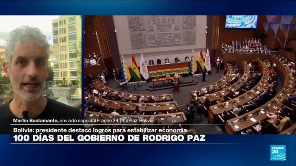 Rodrigo Paz, presidente de Bolivia, hace un balance de 100 días en el poder