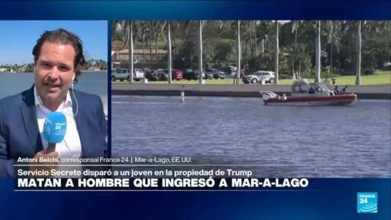 Servicio Secreto dispara a hombre que intentó ingresar a residencia de Trump en Mar-a-Lago