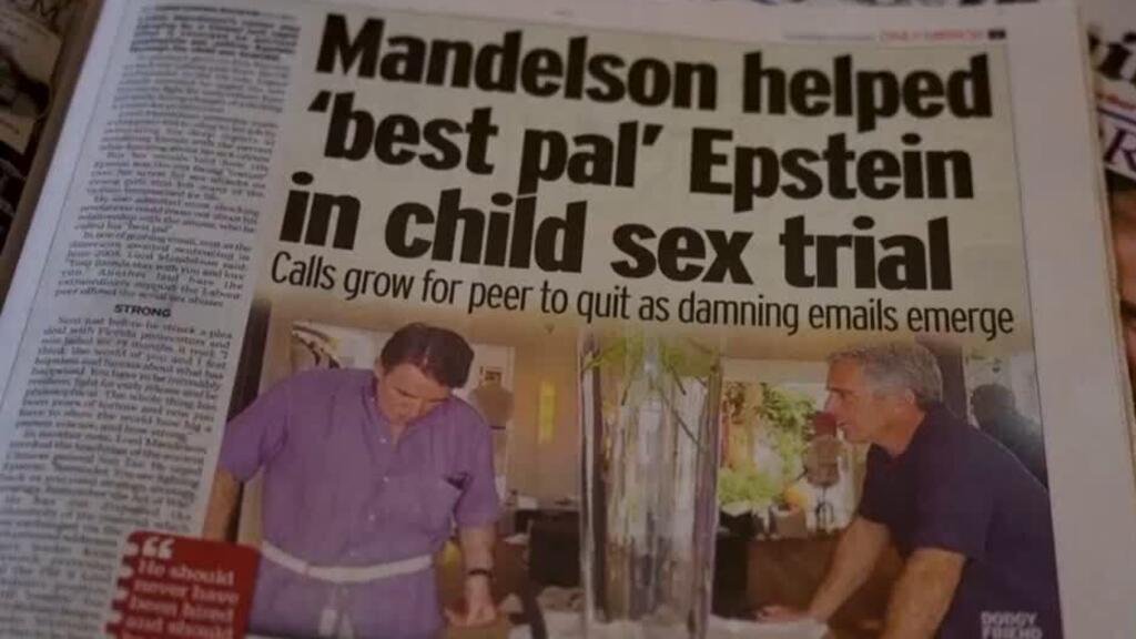 Exembajador británico Peter Mandelson es detenido tras revelaciones del caso Epstein