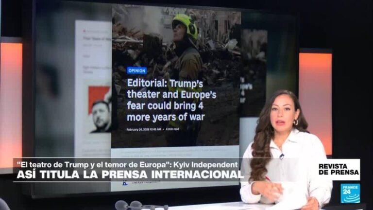 "El teatro de Trump y el temor de Europa podrían traer cuatro años más de guerra": ´Kyiv Independent'