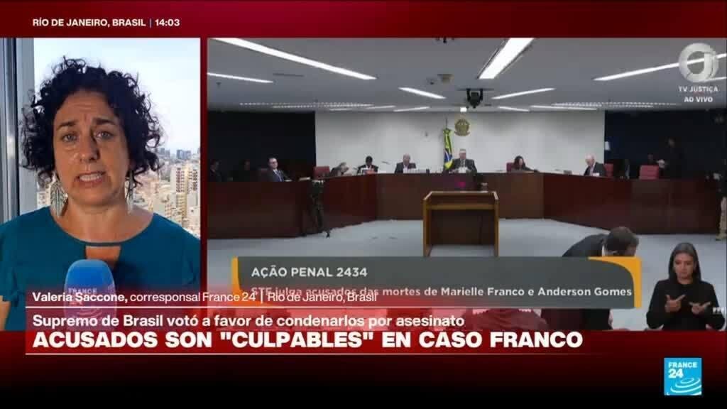 Supremo halla 'culpables' a dos políticos por asesinato de Marielle Franco