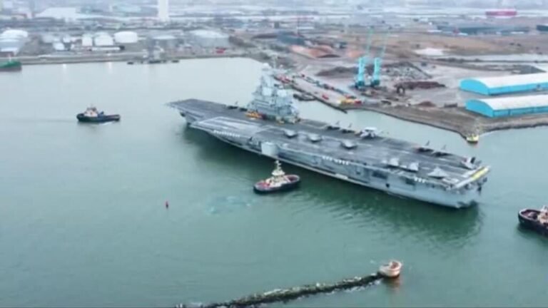 Suecia intercepta presunto dron ruso cerca al Charles de Gaulle