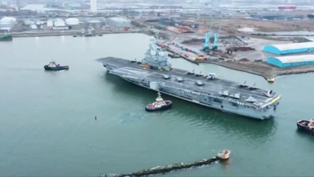 Suecia intercepta presunto dron ruso cerca al Charles de Gaulle