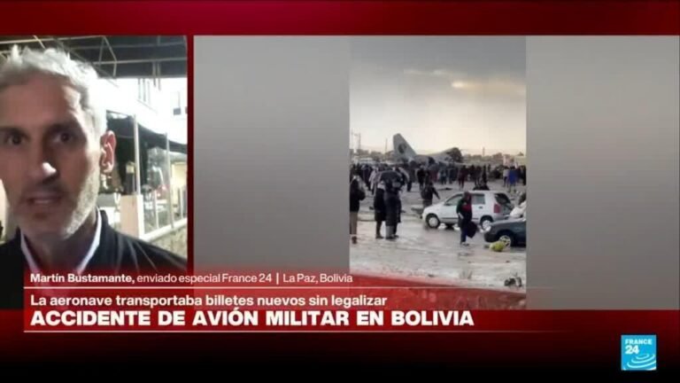 Informe desde La Paz: al menos 15 muertos en accidente de avión militar