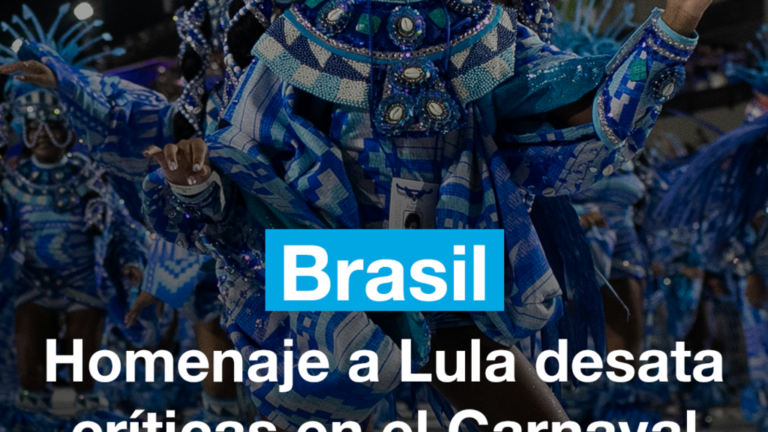 Homenaje a Lula desata críticas en el Carnaval de Río
