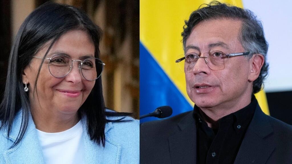 Delcy Rodríguez anuncia un próximo encuentro con Gustavo Petro para hablar de economía, energía y seguridad