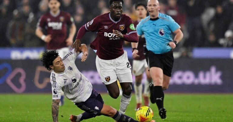 Lisandro Martínez, otra vez clave en el Manchester United: jugada viral y alocado festejo en el empate agónico vs West Ham