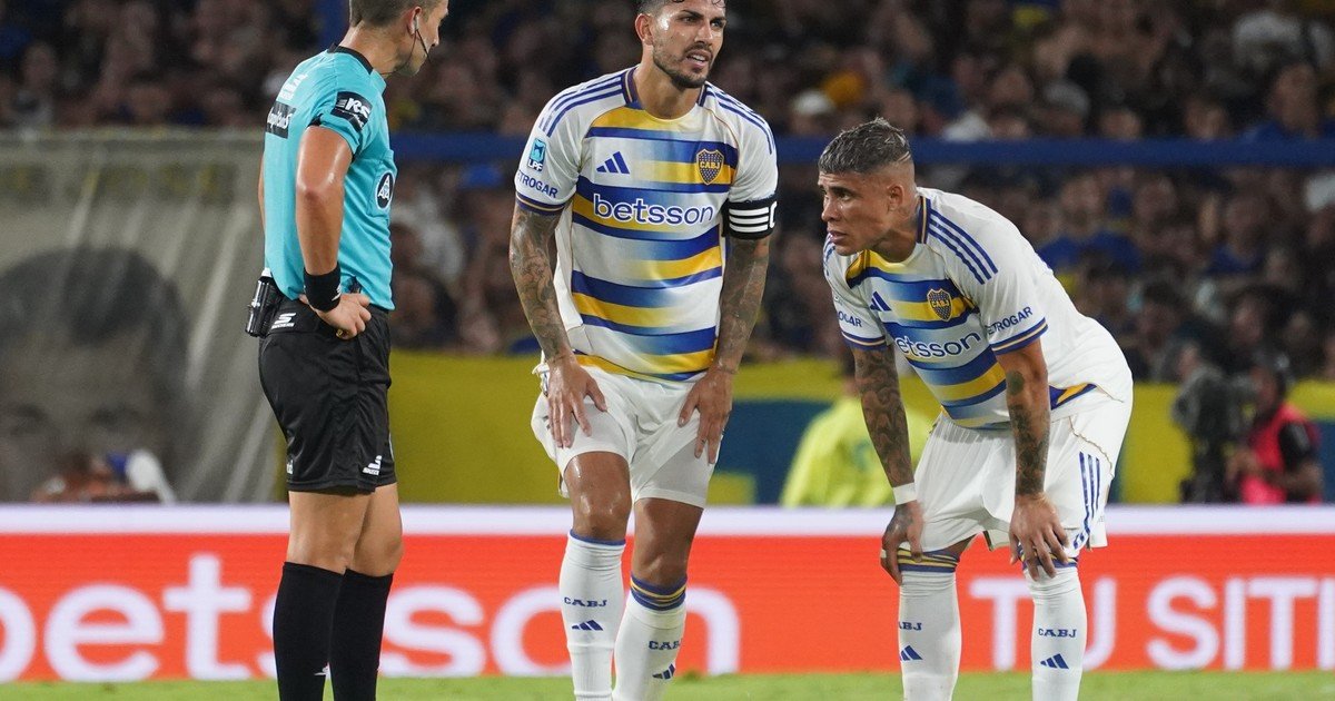 Preocupación en Boca por el tobillo de Paredes: ¿llega al partido con Racing en la Bombonera?
