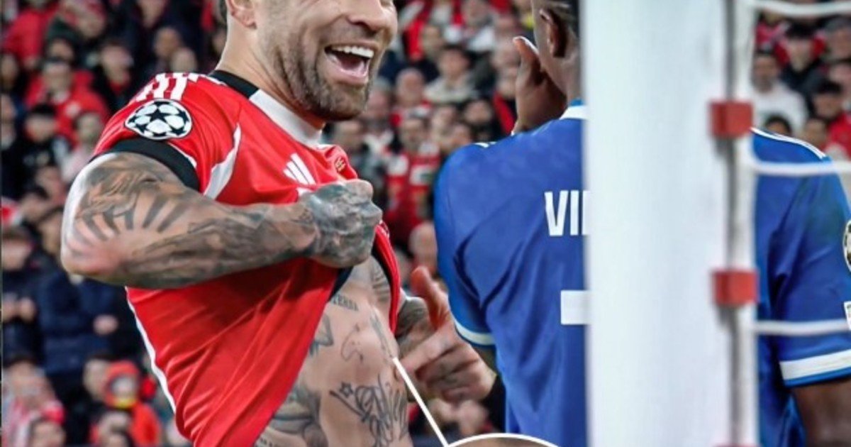 Nicolás Otamendi también se cruzó con Vinicius y le mostró su tatuaje de los trofeos con la Selección Argentina: "Las gané yo"