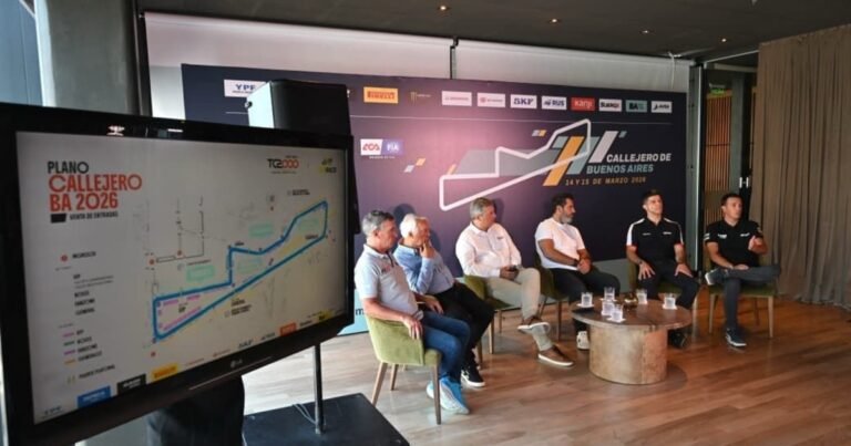 Así será el circuito callejero del TC 2000 en Buenos Aires: largas rectas, una montaña rusa de fondo y autos a más de 240 km/h