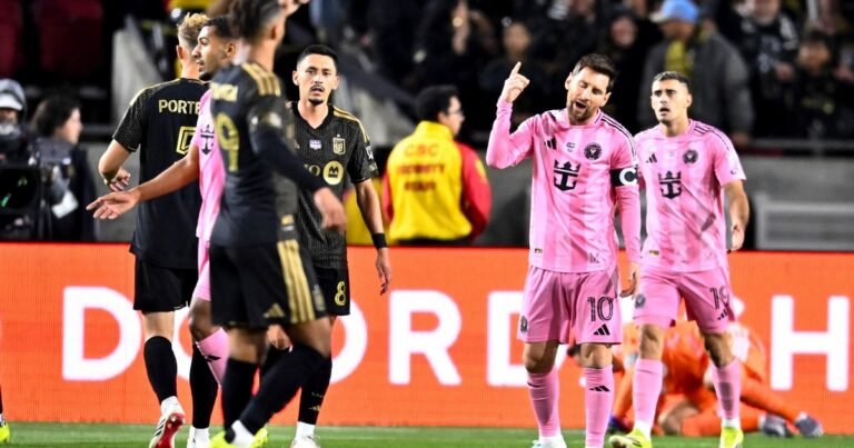 Inter Miami comenzó la MLS 2026 con el pie izquierdo: De Paul regaló un gol, Messi sufrió al árbitro y el campeón fue goleado por un gran LAFC