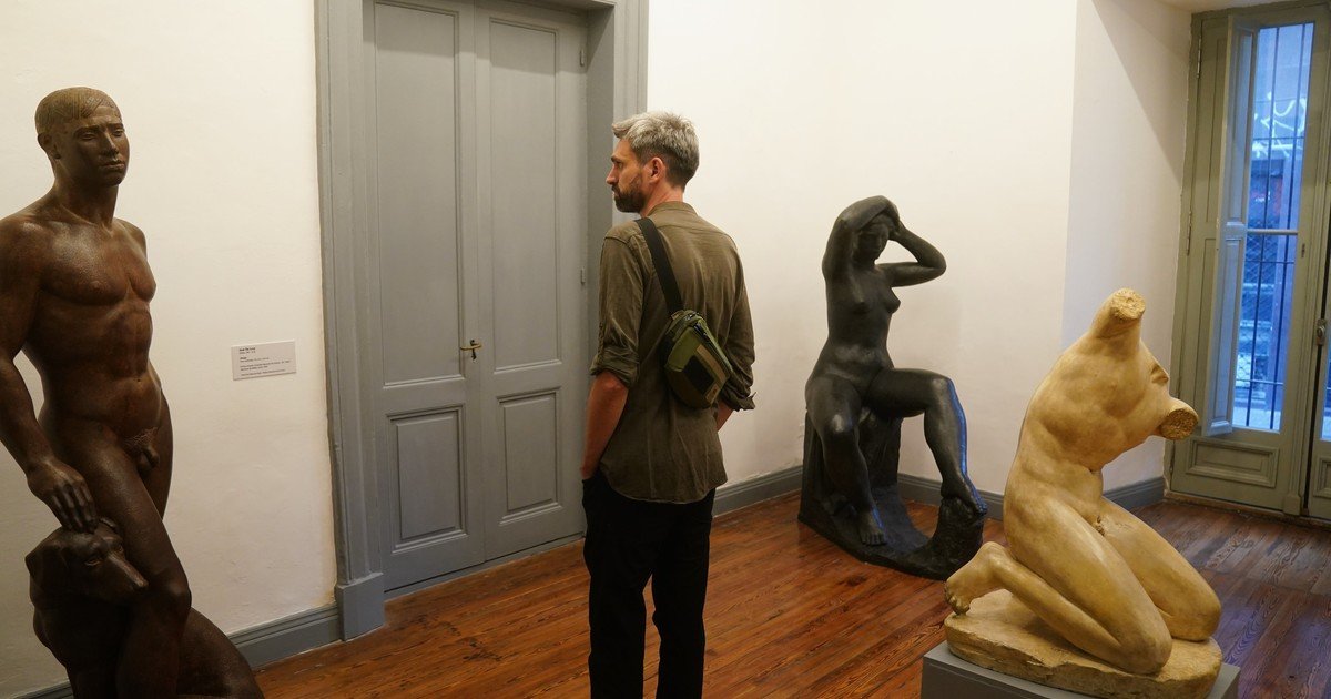 ‘Inercia’: esculturas del Palais de Glace salen de la reserva y se muestran en la Manzana de las Luces