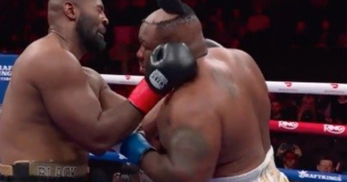Jarrell Miller se quedó sin peluca ante una multitud en el Madison Square Garden tras un duro golpe de Kingsley Ibeh