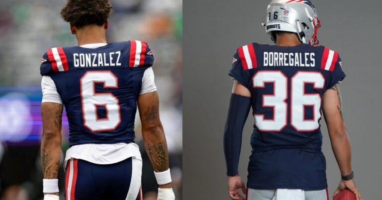 Quiénes son Christian González y Andy Borregales, los únicos latinos que jugarán con Patriots en el Super Bowl 2026