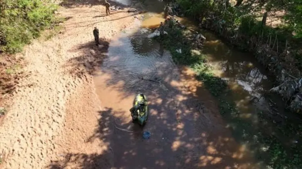 Buscan a un nene argentino arrastrado por un temporal en Paraguay