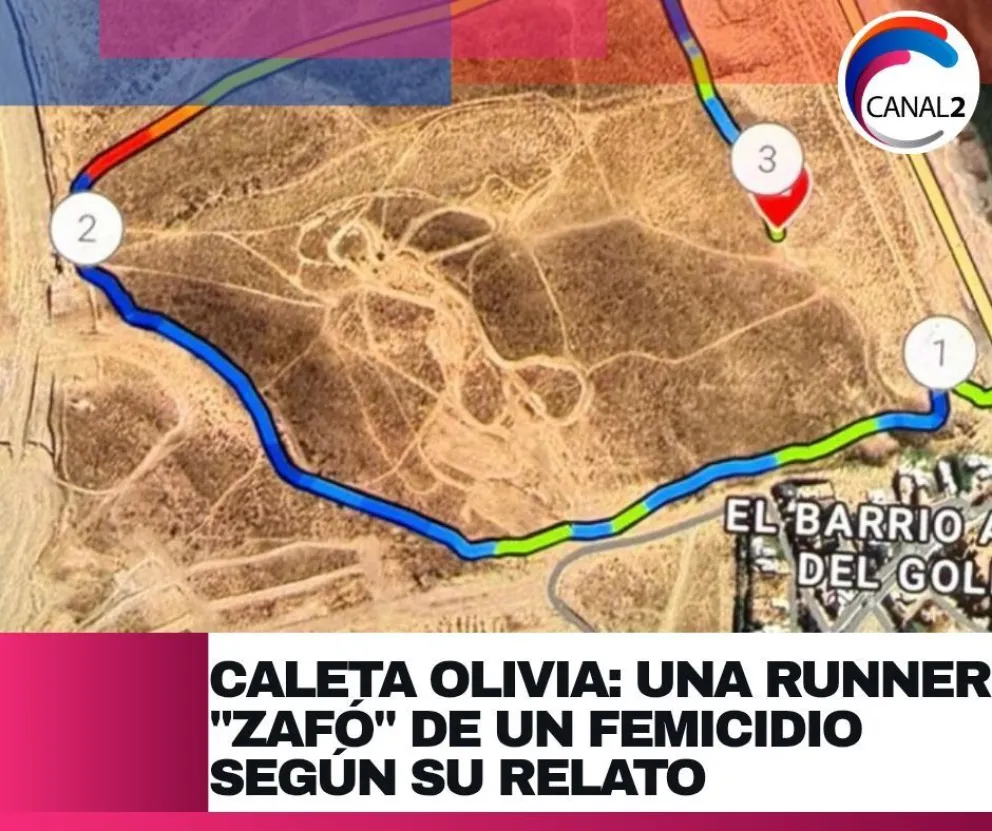 Una atleta escapó de un hombre que la tomó de atrás y la ahorcó en Caleta Olivia