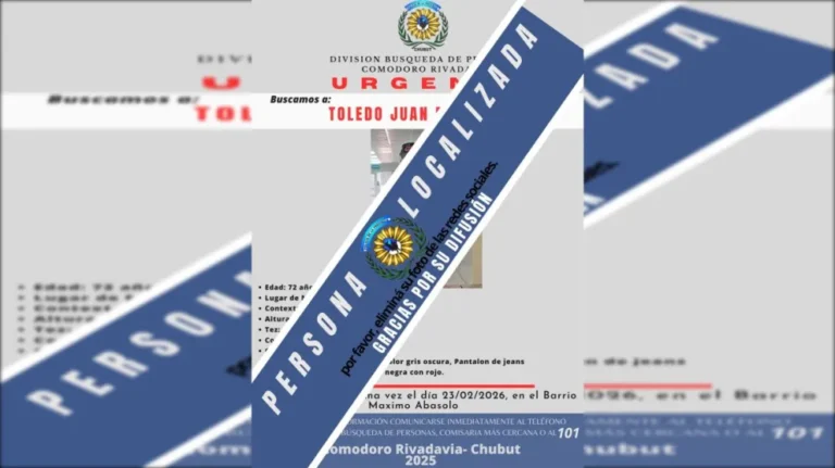 Localizaron en buen estado de salud al vecino del barrio Máximo Abásolo de 72 años