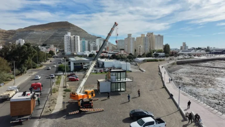 Comodoro Rivadavia potencia su perfil turístico: Avanza la edificación del Centro de Informes de Vanguardia
