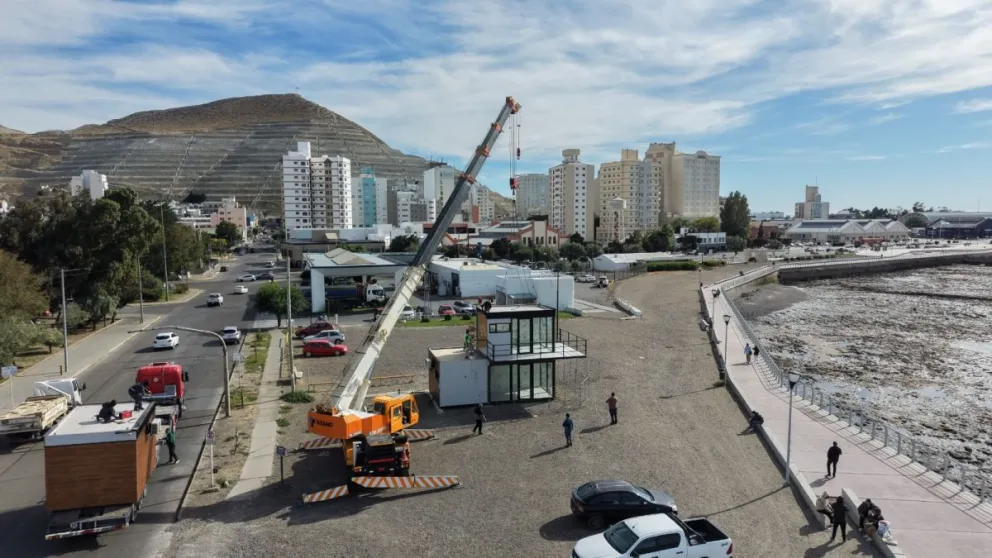 Comodoro Rivadavia potencia su perfil turístico: Avanza la edificación del Centro de Informes de Vanguardia